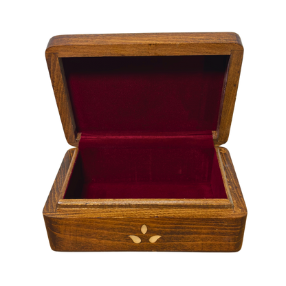 Caja Damasquina de Lujo Hecha a Mano – Nácar y Terciopelo