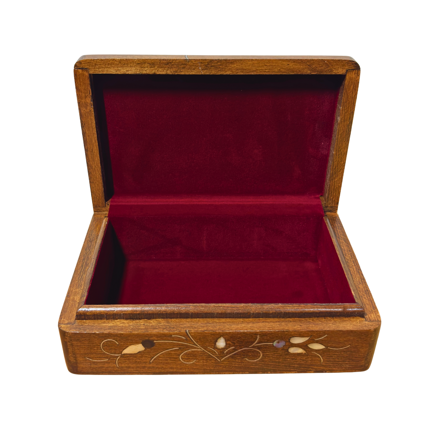 Scatola Artigianale di Lusso di Damasco – Madreperla &amp; Velluto