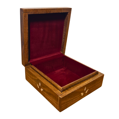 Damasceńska Szkatułka Luksusowa – Masa Perłowa & Aksamit