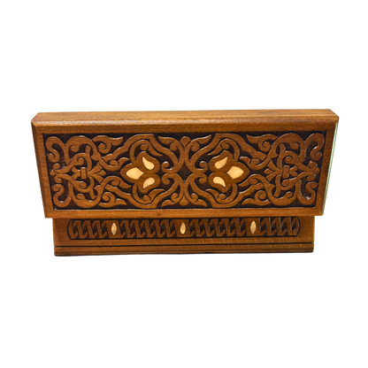 Boîte de Luxe Sculptée à la Main – Nacre & Velours