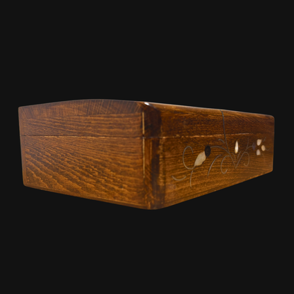 Scatola Artigianale di Lusso di Damasco – Madreperla &amp; Velluto